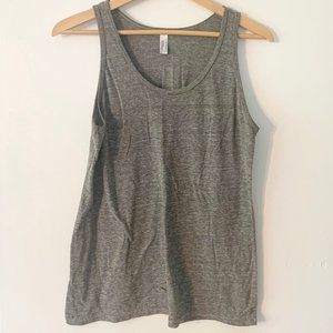 Gray American Apparel Tank Top Size M